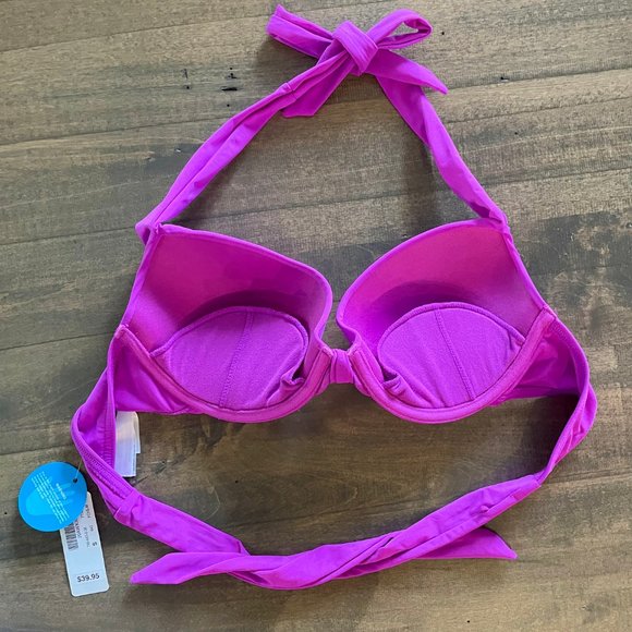 New Fuchsia Bikini Set || La Vie en Rose Aqua 2-Piece Bathing Suit - Picture 4 of 7